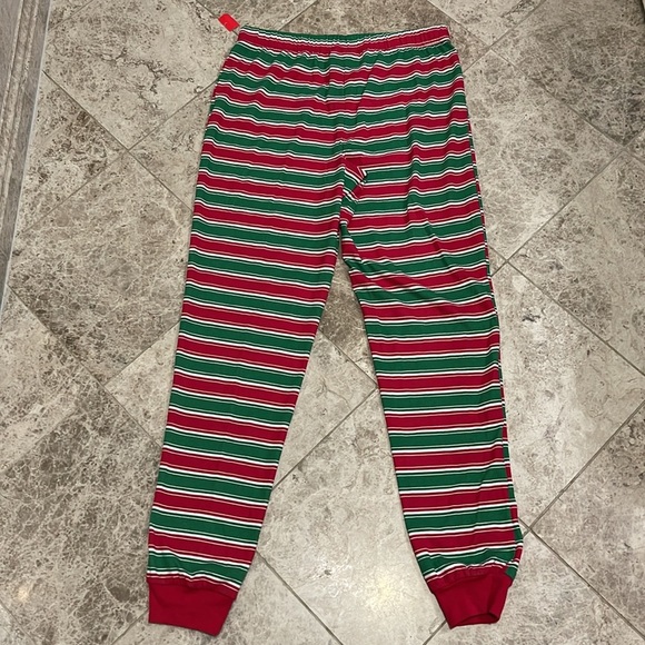 Nutcracker Crushed it Red and Green Stripe Christmas Pajama Set NEW Medium - Picture 12 of 14